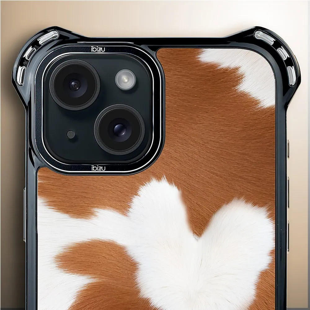 Etui do iPhone 15, Ibizu DropGuard Ultra z MagSafe, Zew Natury, Alpejska krowa