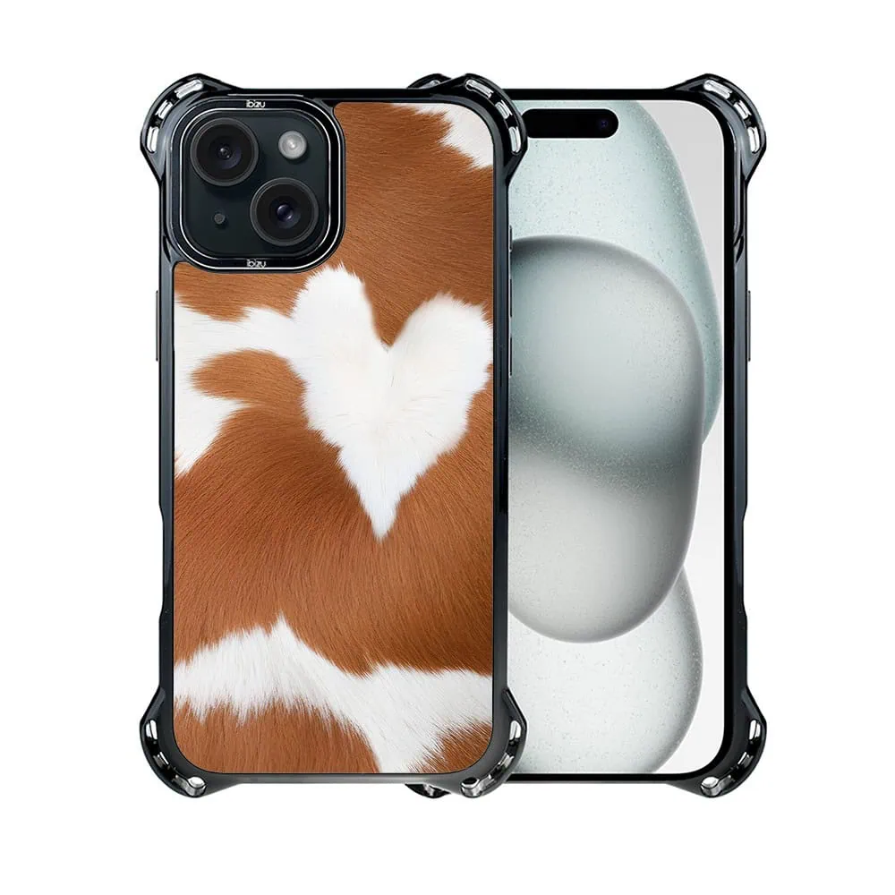 Etui do iPhone 15, Ibizu DropGuard Ultra z MagSafe, Zew Natury, Alpejska krowa