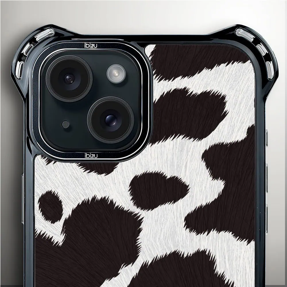 Etui do iPhone 15, Ibizu DropGuard Ultra z MagSafe, Zew Natury, Polska krowa