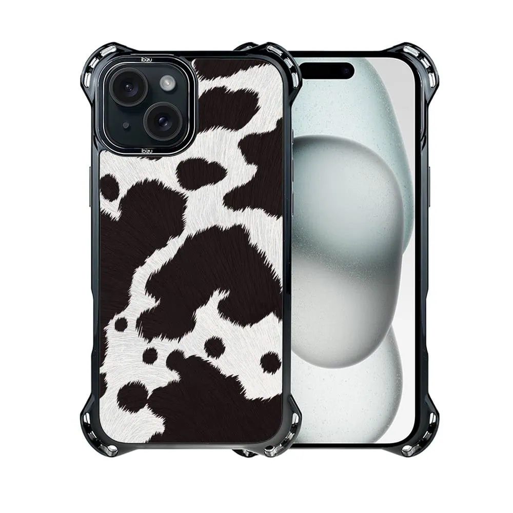 Etui do iPhone 15, Ibizu DropGuard Ultra z MagSafe, Zew Natury, Polska krowa
