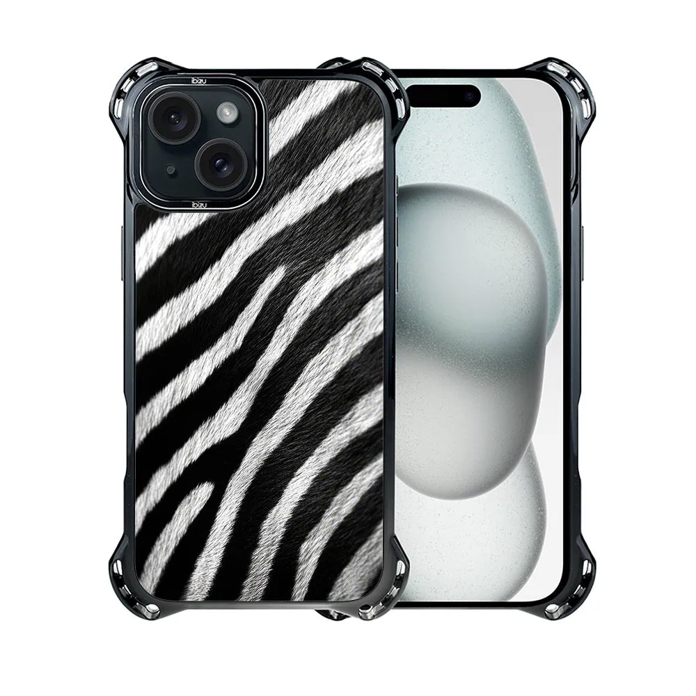 Etui do iPhone 15 Plus, Ibizu DropGuard Ultra z MagSafe, Zew Natury, Zebra