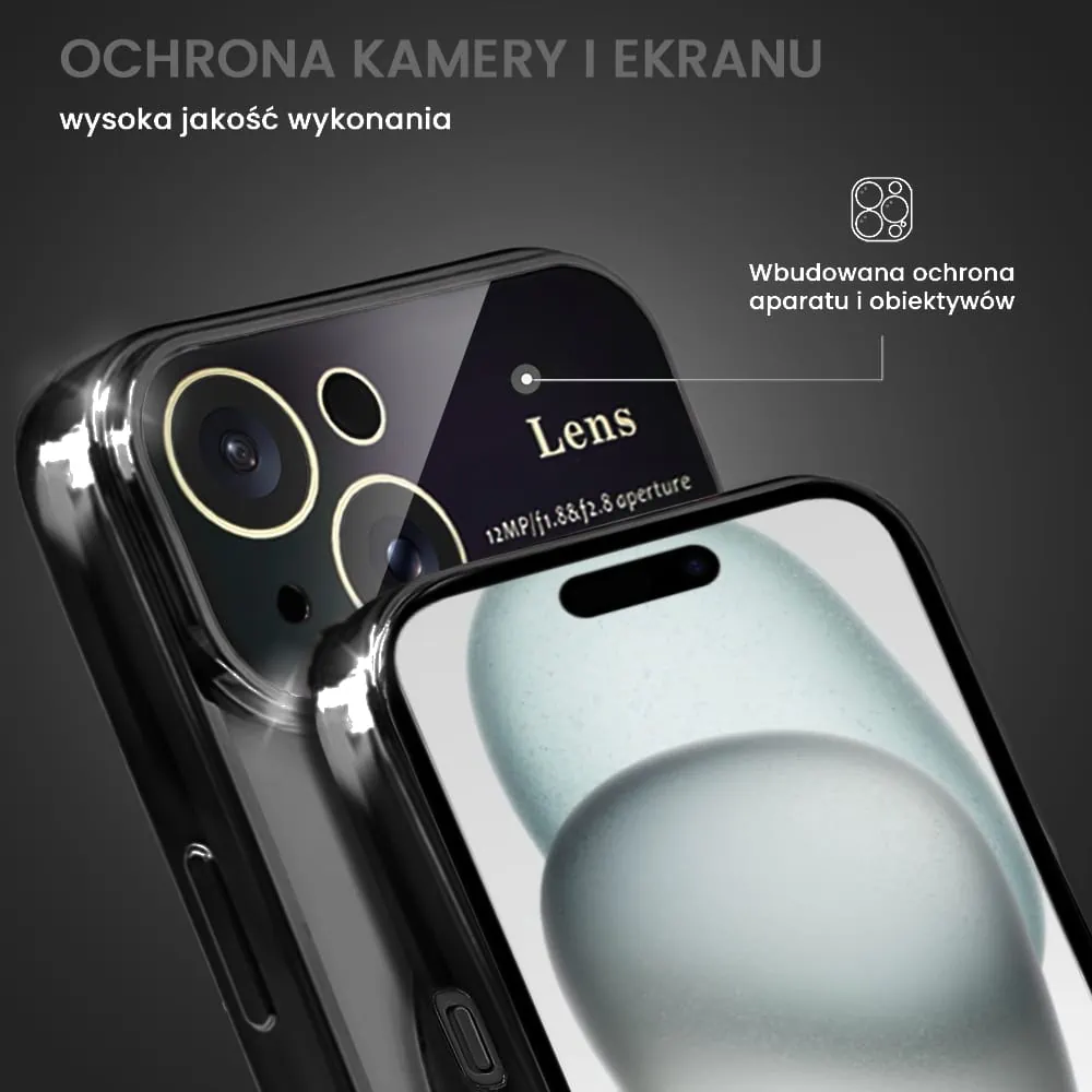 Etui do iPhone 15 Camera Beam Magsafe, czarne (OUTLET)