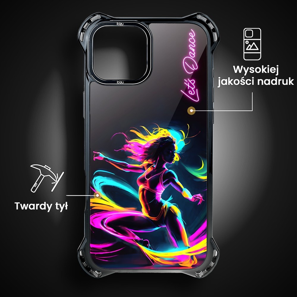 Etui do iPhone 15 Plus, Ibizu DropGuard Ultra z MagSafe, #ElectroMove, Taneczny rytm