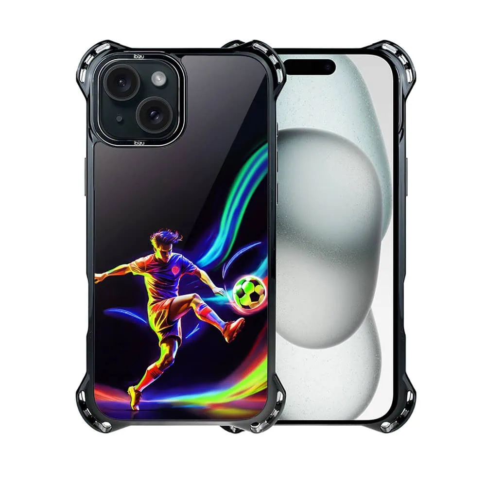 Etui do iPhone 15, Ibizu DropGuard Ultra z MagSafe, #ElectroMove, W rytmie piłki nożnej