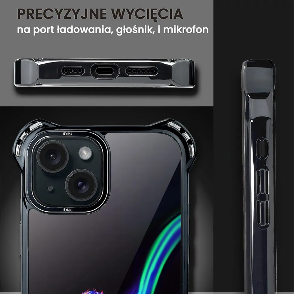 Etui do iPhone 15, Ibizu DropGuard Ultra z MagSafe, #ElectroMove, W rytmie piłki nożnej