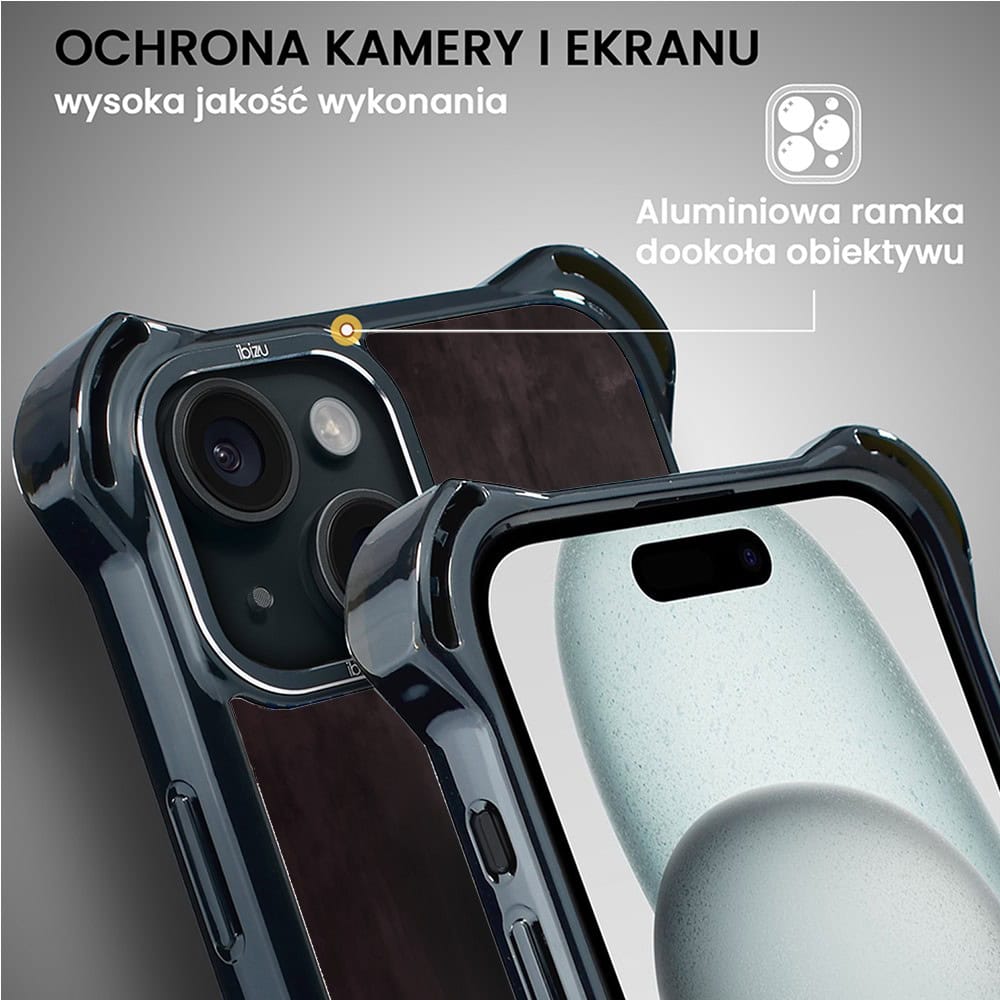 Etui do iPhone 15, Ibizu DropGuard Ultra z MagSafe, Leonardo Da Vinci, dama z kotem