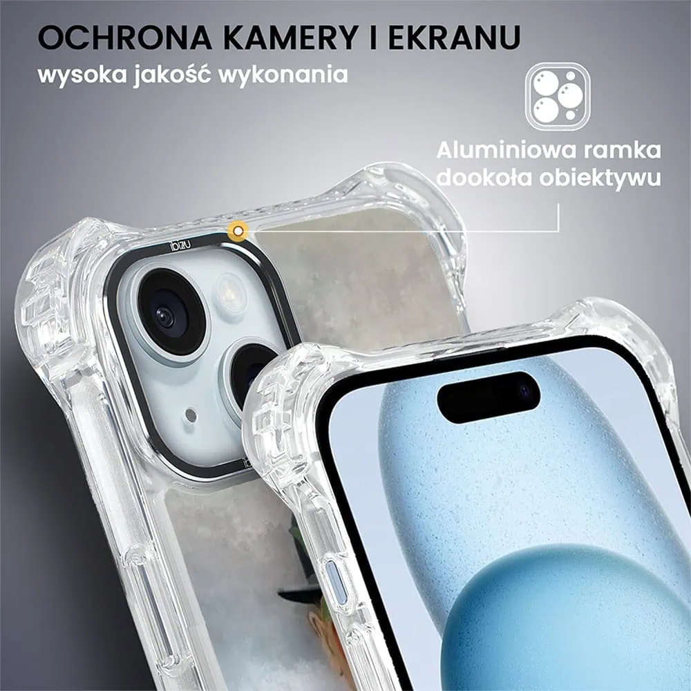 Etui do iPhone 15, Ibizu DropGuard Ultra z MagSafe, Rene Magritte, syn człowieczy