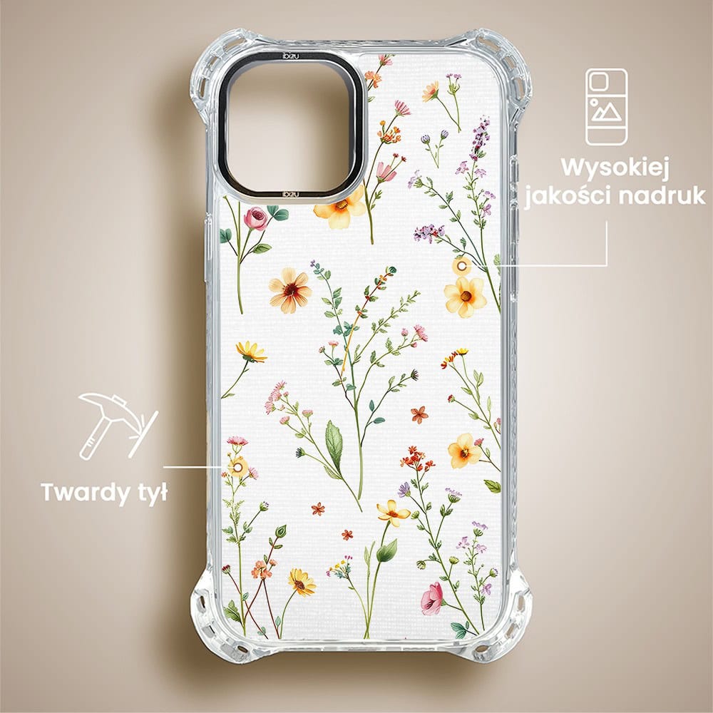 Etui do iPhone 15 Plus, Ibizu DropGuard Ultra z MagSafe, Pastel Bloom, Letni bukiet