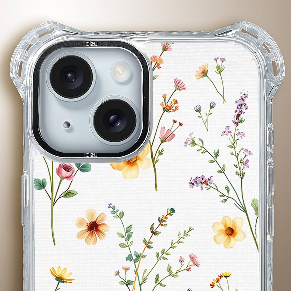 Etui do iPhone 15 Plus, Ibizu DropGuard Ultra z MagSafe, Pastel Bloom, Letni bukiet