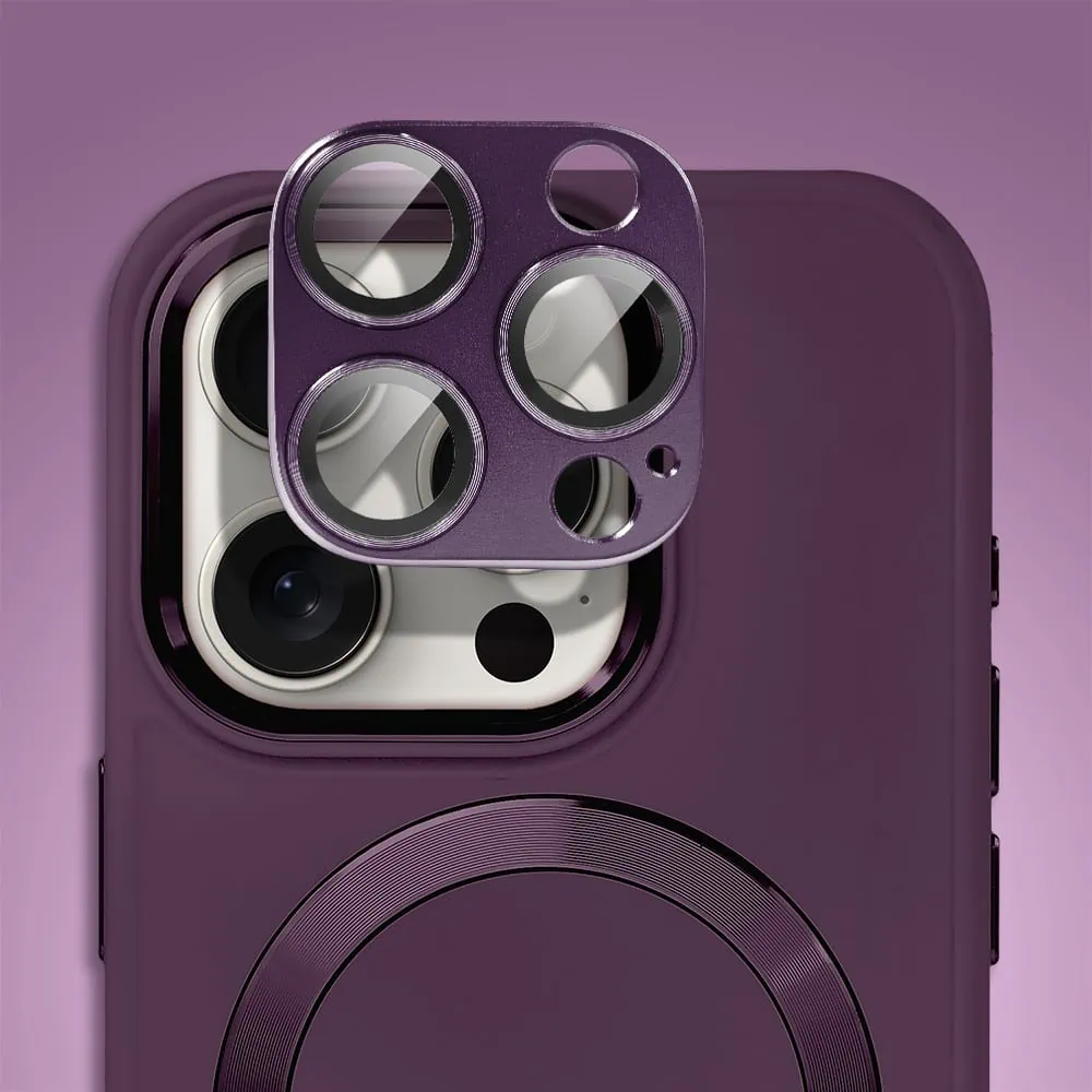 Etui do iPhone 15 Pro Max Noble MagSafe Color, silikonowe, śliwkowe