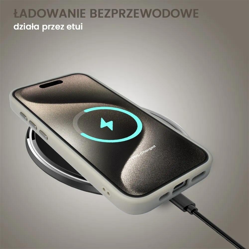 Etui do iPhone 15 Pro Color Flush, z osłoną aparatu, tytanowe (OUTLET)