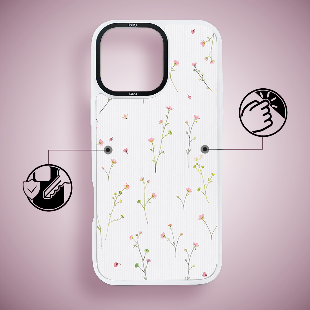 Kwiatowe etui do iPhone IBIZU DropGuard Matt