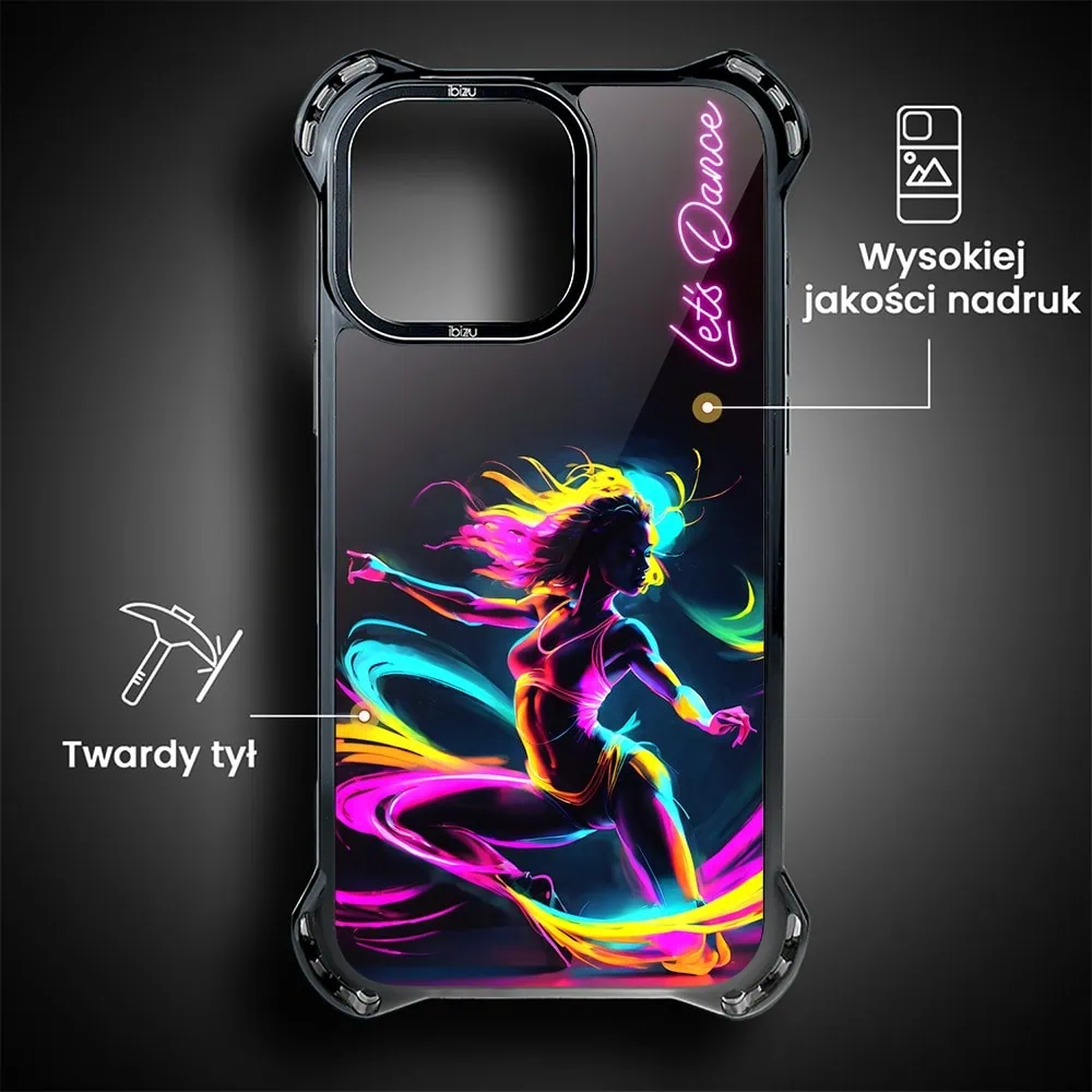 Etui do iPhone 15 Pro Max, Ibizu DropGuard Ultra z MagSafe, #ElectroMove, Taneczny rytm
