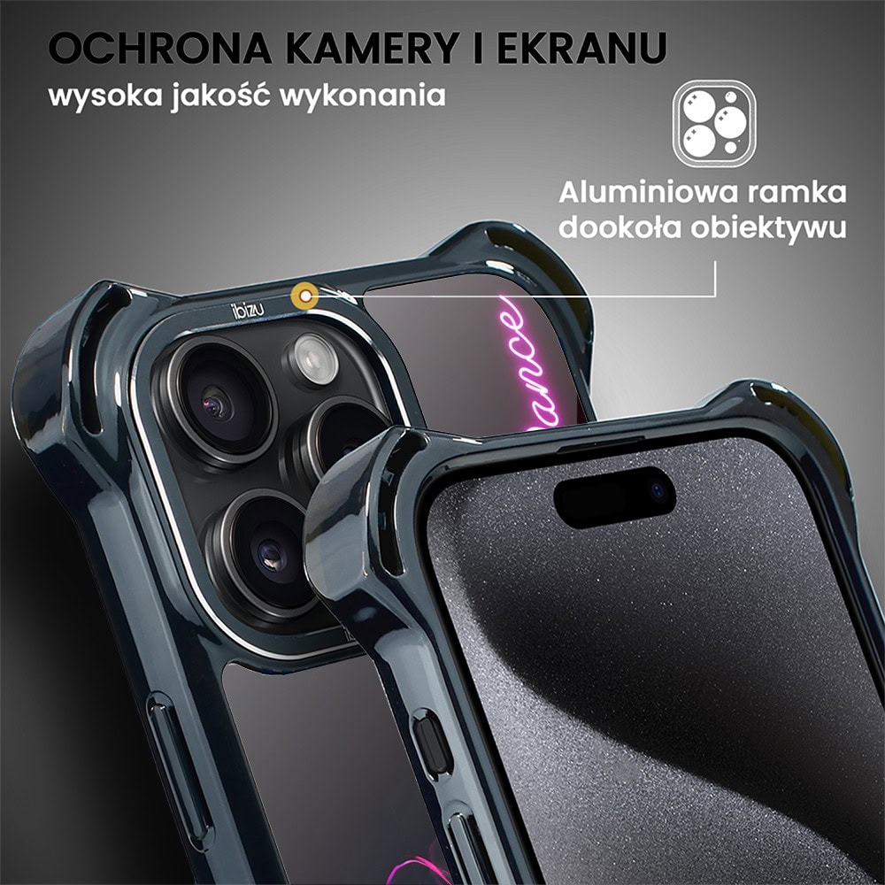Etui do iPhone 15 Pro Max, Ibizu DropGuard Ultra z MagSafe, #ElectroMove, Taneczny rytm