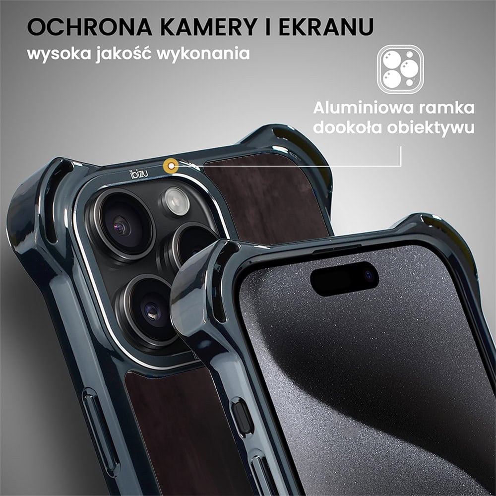 Etui do iPhone 15 Pro Max, Ibizu DropGuard Ultra z MagSafe, Leonardo Da Vinci, dama z kotem