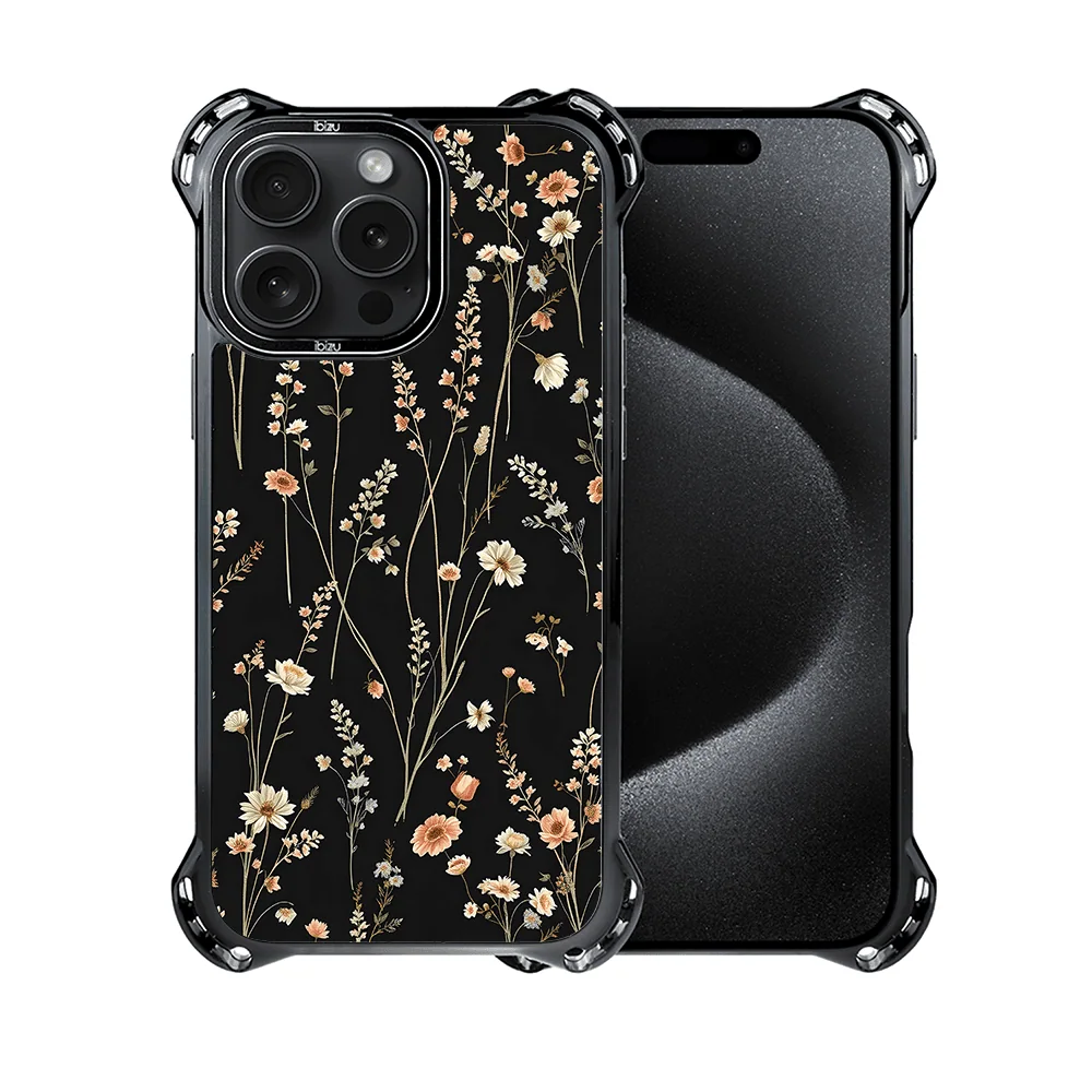 Etui do iPhone 15 Pro Max, Ibizu DropGuard Ultra z MagSafe, Pastel Bloom, Północny ogród