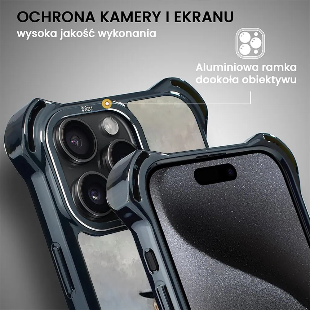 Etui do iPhone 15 Pro, Ibizu DropGuard Ultra z MagSafe, Rene Magritte, syn człowieczy