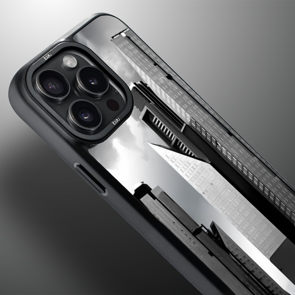 Etui do iPhone 15 Pro IBIZU DropGuard Matt z MagSafe, Noir City, Manhattan