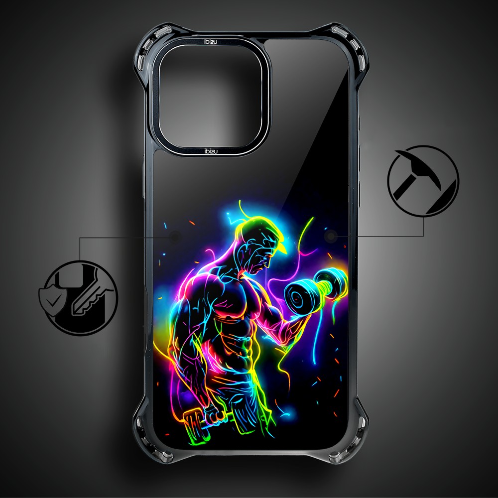 Etui do iPhone 15 Pro, Ibizu DropGuard Ultra z MagSafe, #ElectroMove, Jest moc