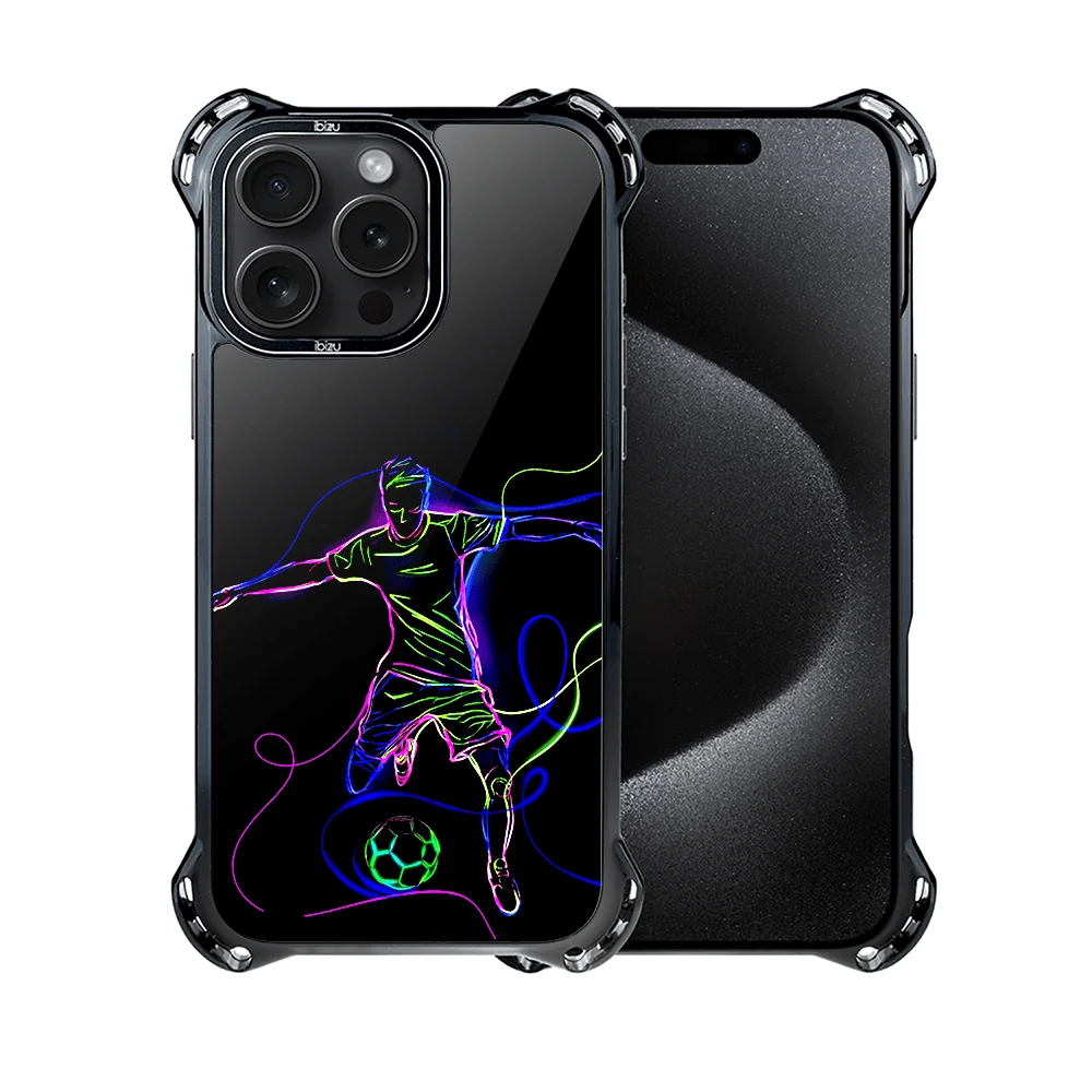 Etui do iPhone 15 Pro, Ibizu DropGuard Ultra z MagSafe, #ElectroMove, Moc football’u