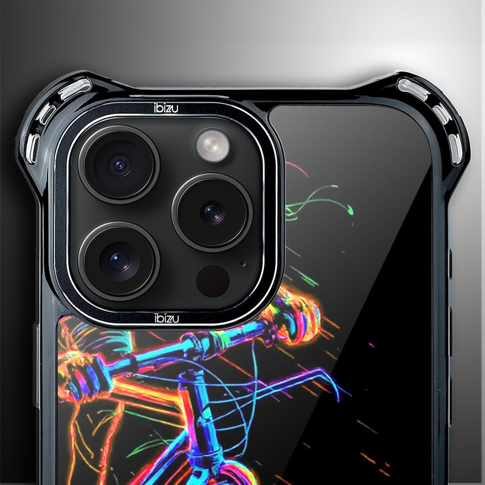 Etui do iPhone 15 Pro Max, Ibizu DropGuard Ultra z MagSafe, #ElectroMove, Rowerowa wibracja