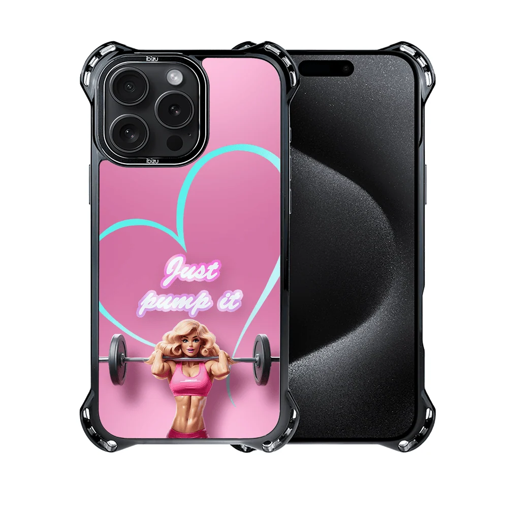 Etui do iPhone 15 Pro, Ibizu DropGuard Ultra z MagSafe, #Move, Pump it love