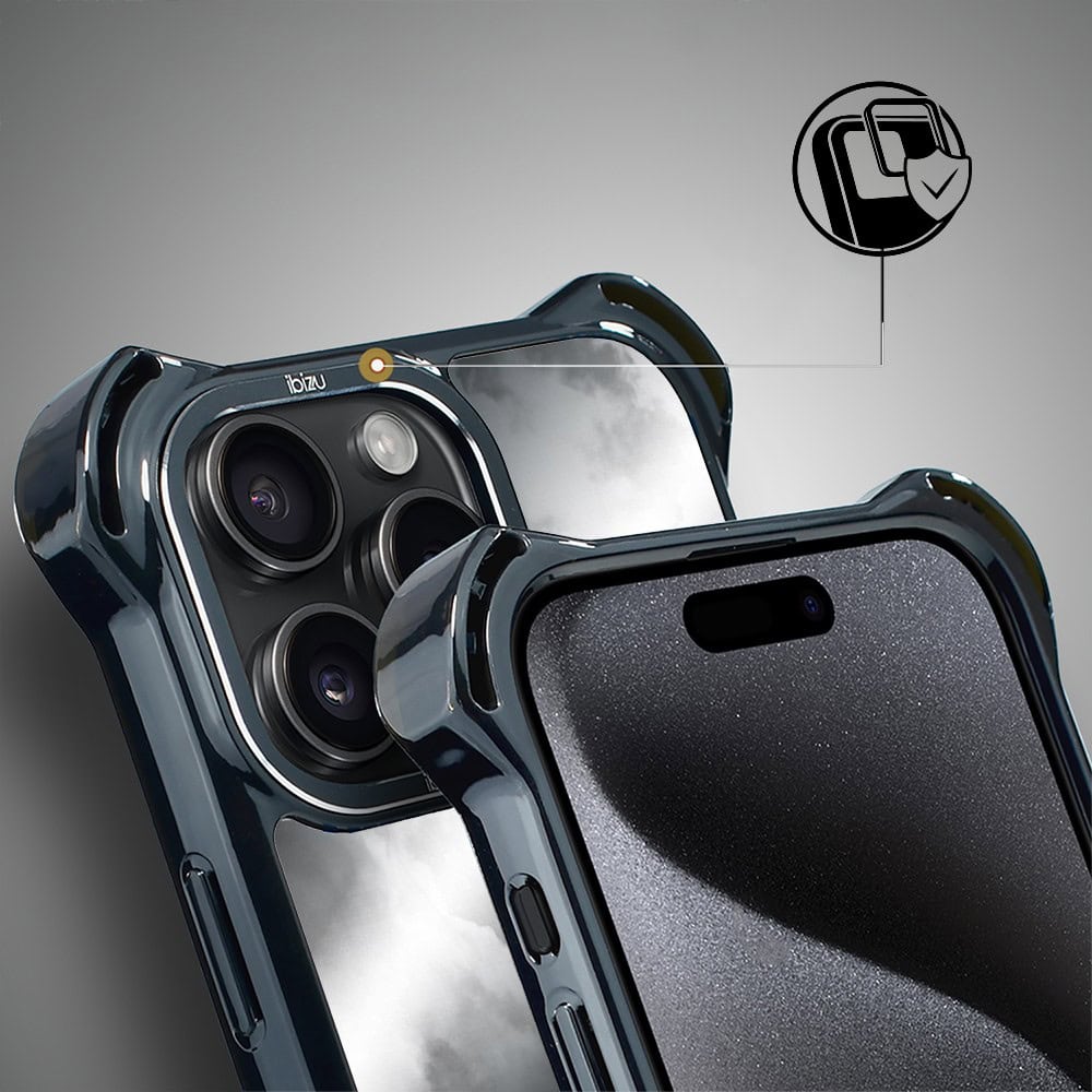 Etui do iPhone 15 Pro, Ibizu DropGuard Ultra z MagSafe, Noir City, Wieża Eiffla