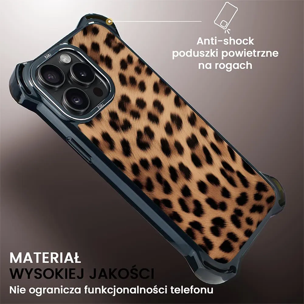 Etui do iPhone 15 Pro, Ibizu DropGuard Ultra z MagSafe, Zew Natury, Pantera