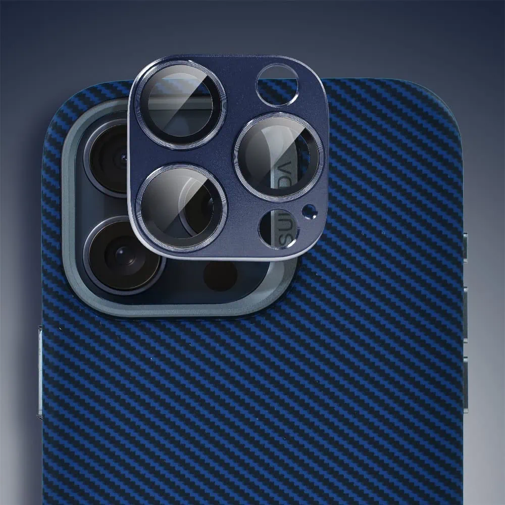 Etui do iPhone 15 Pro, Magsafe Carbon Skin, cienkie, karbonowe, Sulada original, granatowe