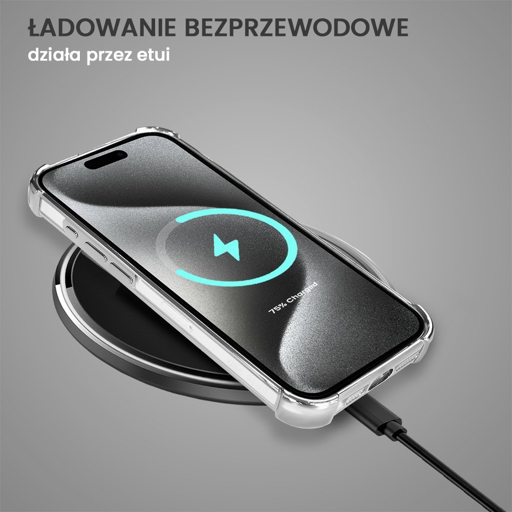 Etui do iPhone 15 Pro Max Magsafe Luxury Anti-Shock Lens Protect, srebrne (OUTLET)