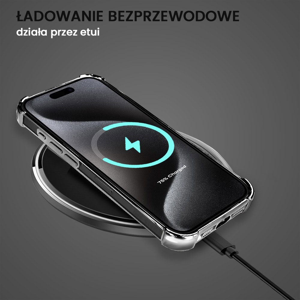 Etui do iPhone 15 Pro Magsafe Luxury Anti-Shock Lens Protect, czarne (OUTLET)