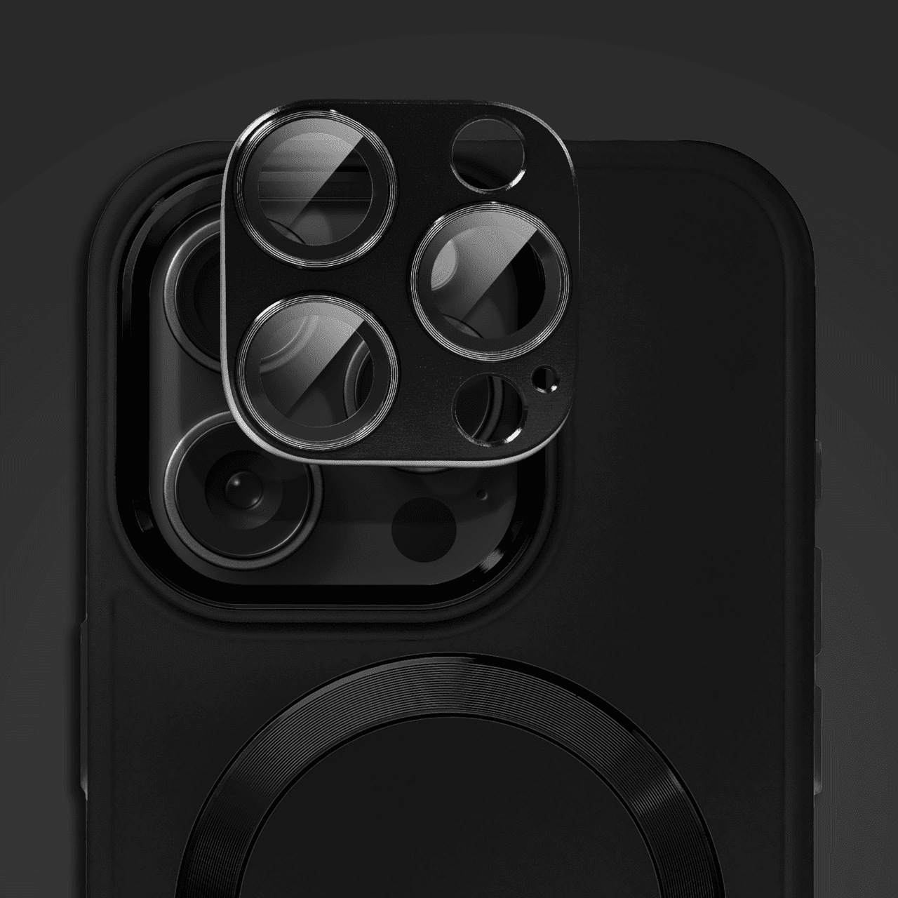 Etui do iPhone 15 Pro Max Noble MagSafe Color, silikonowe, czarne