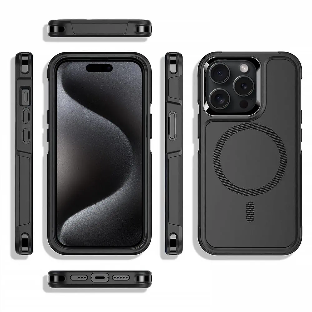 Etui do iPhone 15 Pro Max Smart Armor Pancerne z MagSafe, czarne