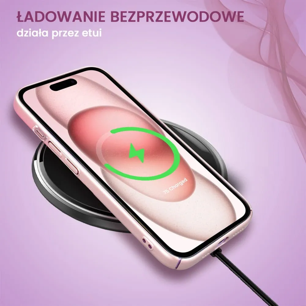 Etui do iPhone 15 Plus Skin Matt satynowe ultra cienkie, różowe (OUTLET)