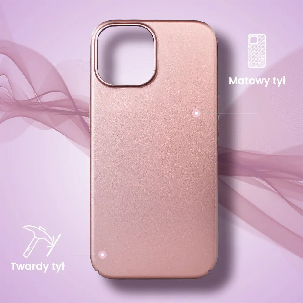 Etui do iPhone 15 Plus Skin Matt satynowe ultra cienkie, różowe (OUTLET)