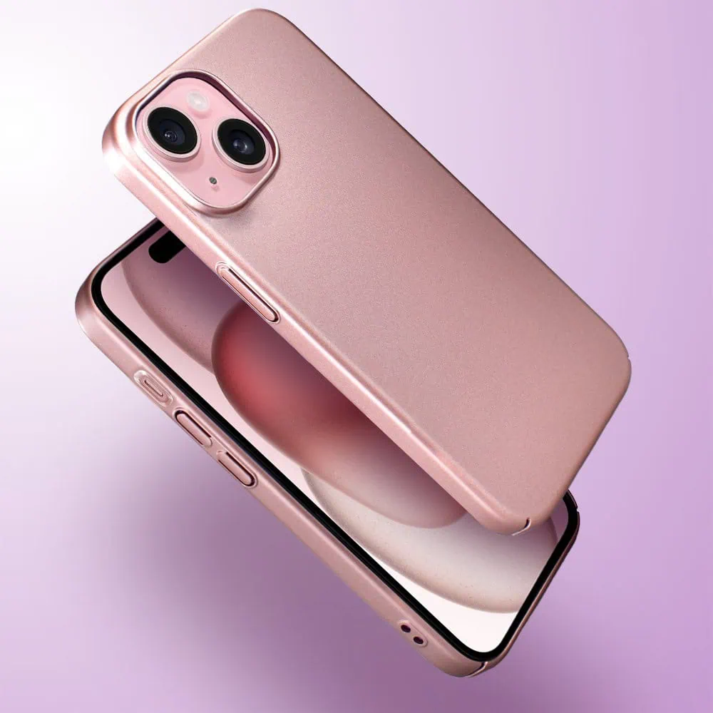 Etui do iPhone 15 Plus Skin Matt satynowe ultra cienkie, różowe (OUTLET)
