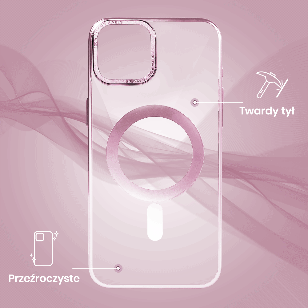 Etui do iPhone - skin shield, cienkie, twardy tył, titanium finish, tytanowe