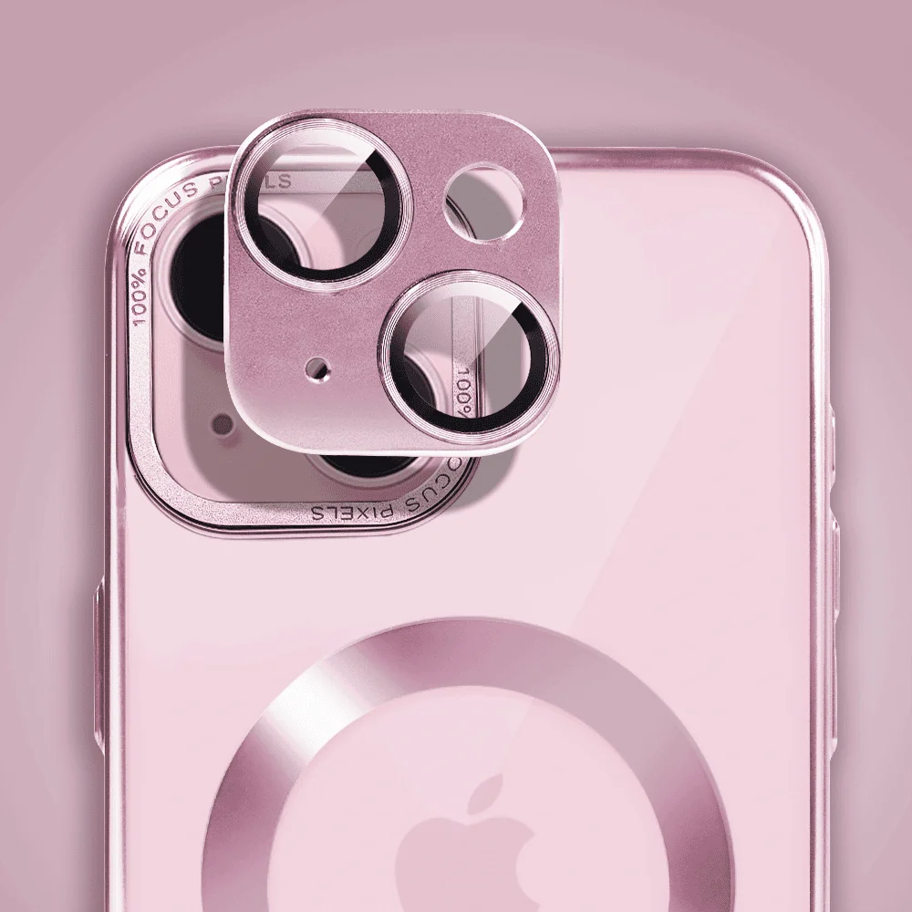 Etui do iPhone 15 Skin Shield, cienkie, twardy tył, Titanium Finish, różowe (OUTLET)