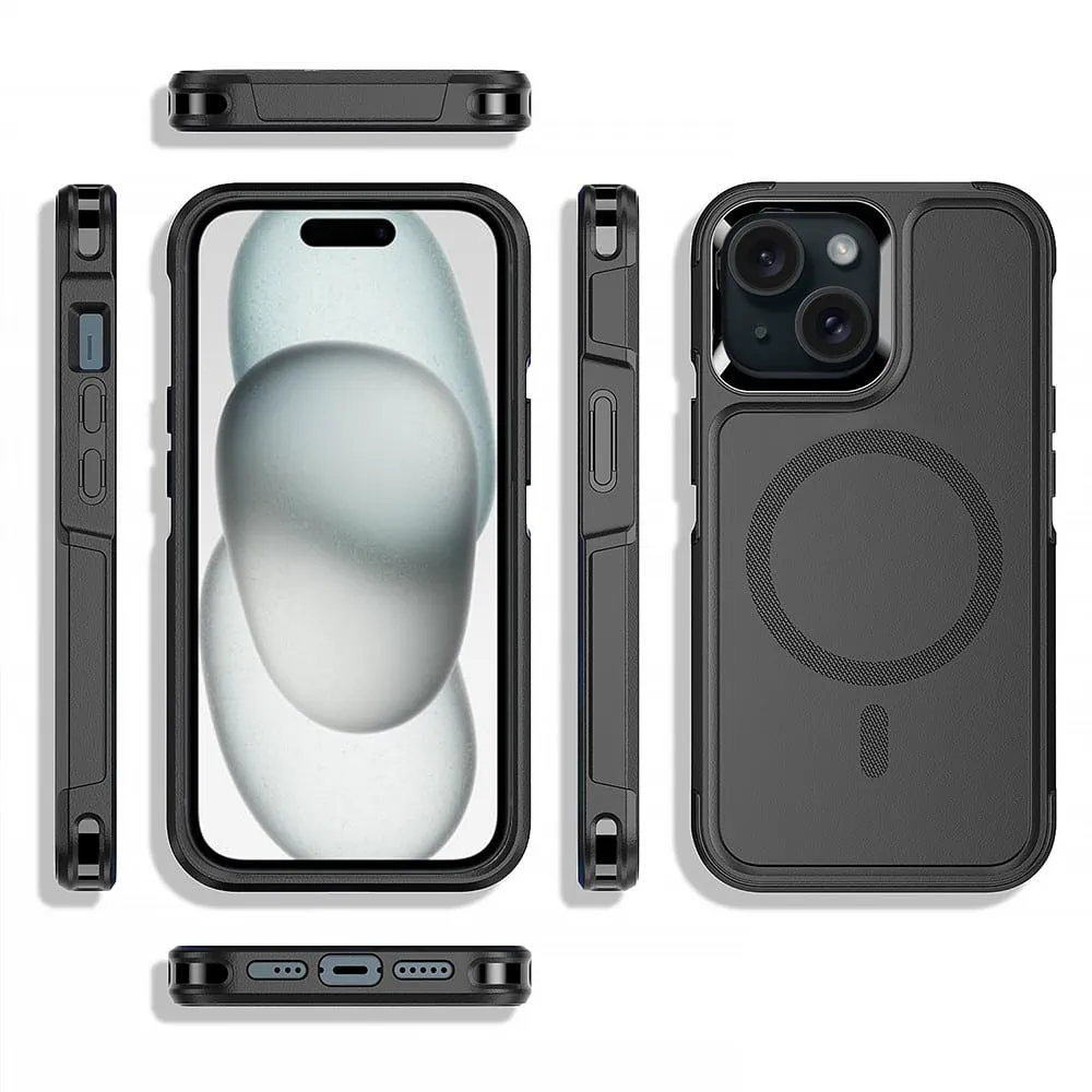 Etui do iPhone 15 Plus Smart Armor Pancerne z MagSafe, czarne