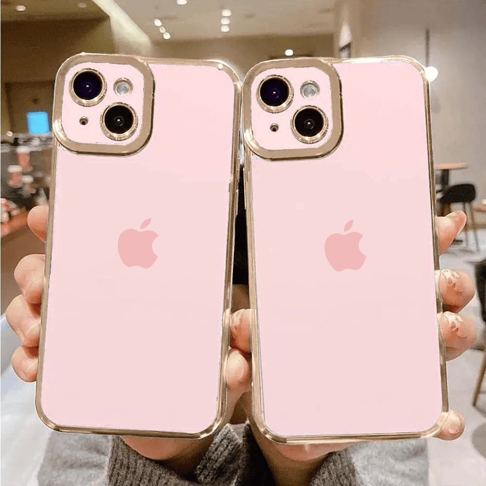 Etui do iPhone 15 Plus Camera High PRO z osłoną kamery, czerwone złoto