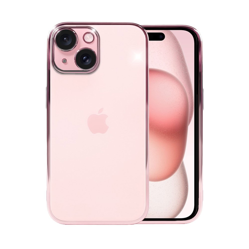 Etui do iPhone 13 Mini slim pink z osłoną kamery, zimny róż