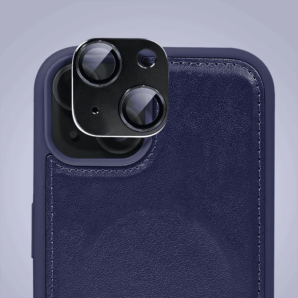 Etui do iPhone 15 3w1 Magsafe Double Book, zestaw etui oraz kabura z podstawką, granatowe