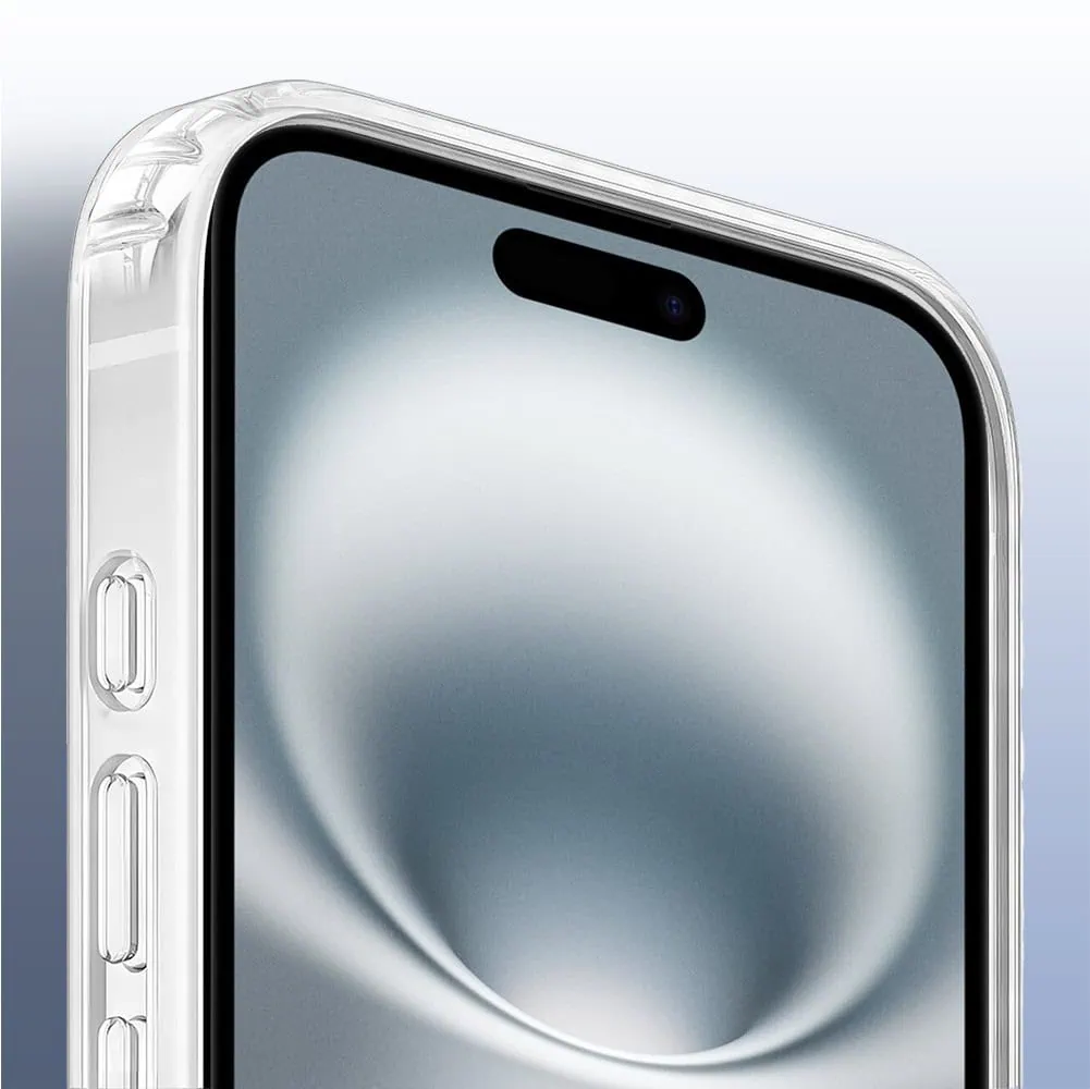 Etui do iPhone 16 Clear Case, twardy tył z MagSafe, przeźroczyste