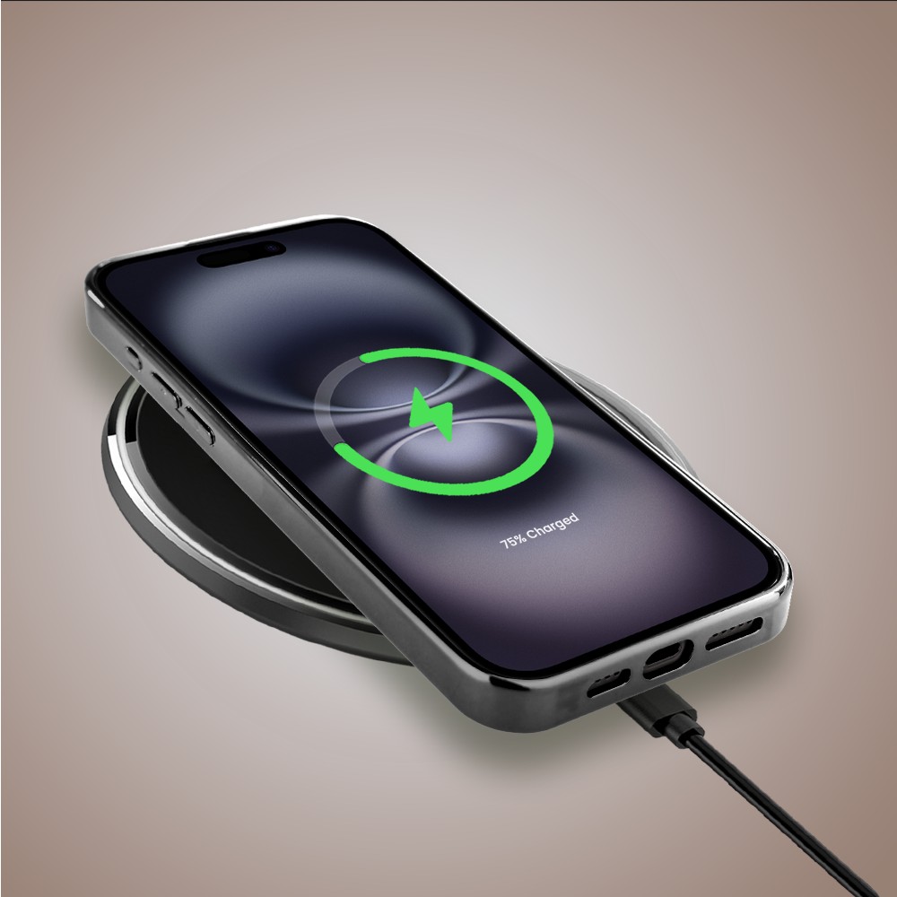 Etui do iPhone 16 Plus, Elite Glass z MagSafe, szklany tył, Zwierzęta, Piaskowa odyseja, czarne