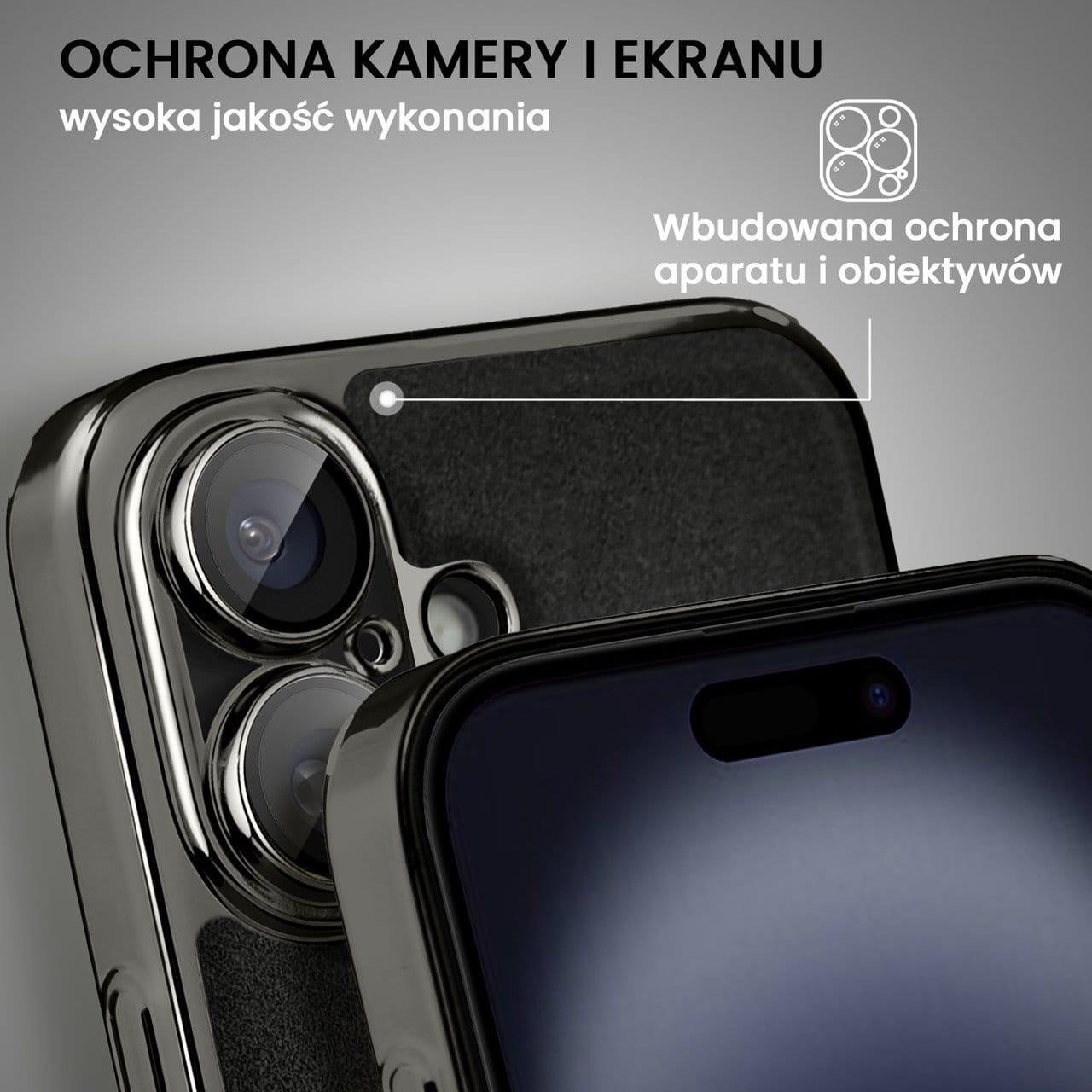 Etui do iPhone 16 Elite MagSafe Leather, cienkie, czarne