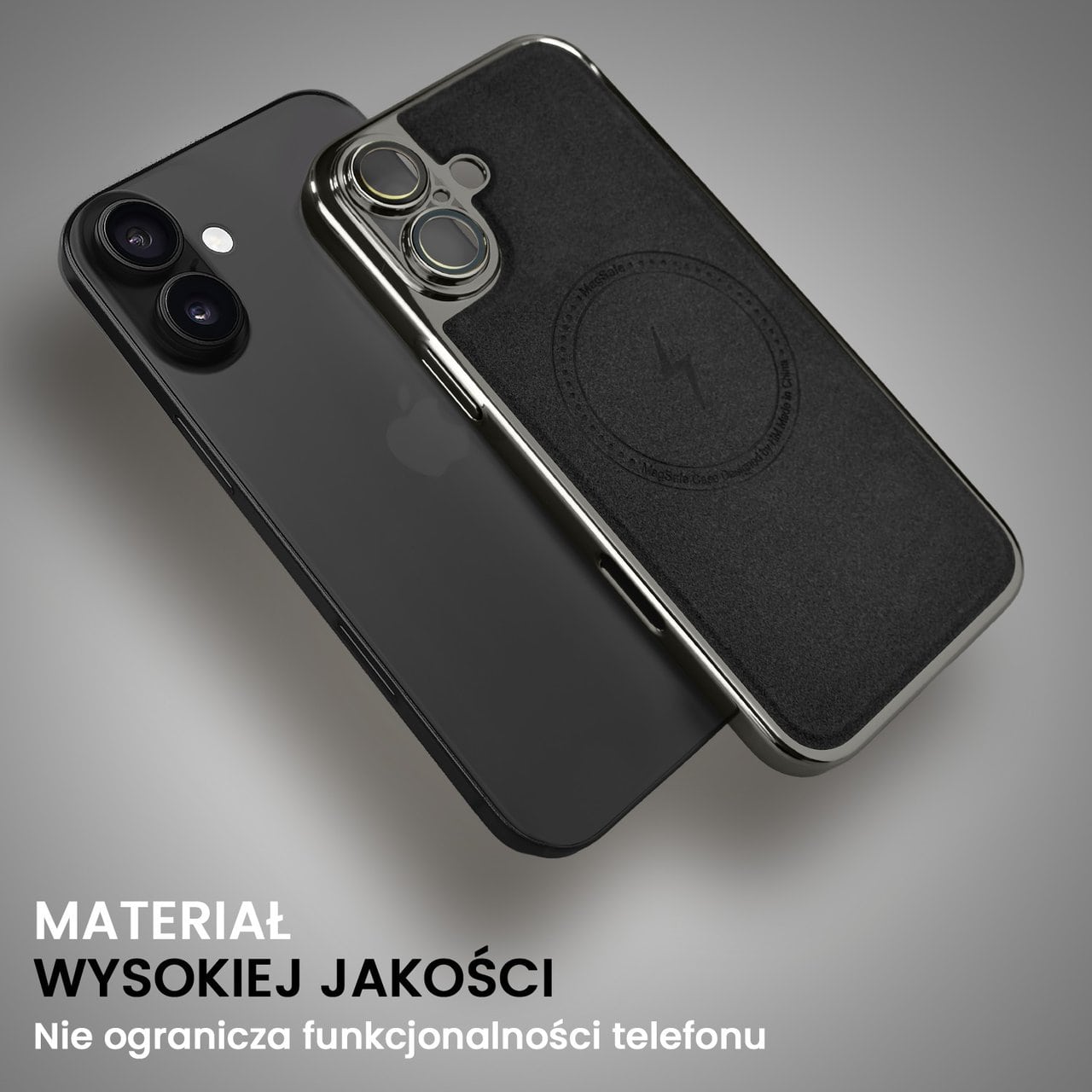 Etui do iPhone 16 Elite MagSafe Leather, cienkie, czarne