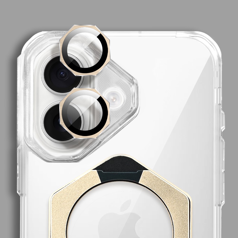 Etui do iPhone 16 HexArmor Skin Stand, twarde z podstawką, tytan pustynny