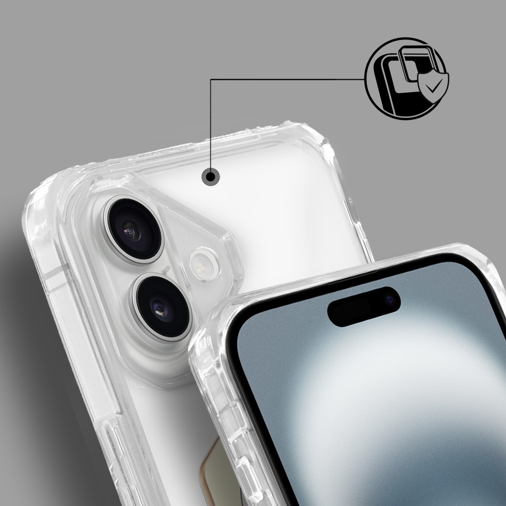 Etui do iPhone 16 HexArmor Skin Stand, twarde z podstawką, tytan pustynny