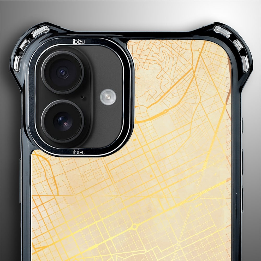 Etui do iPhone 16, Ibizu DropGuard Ultra z MagSafe, Mapy Świata, Barcelona