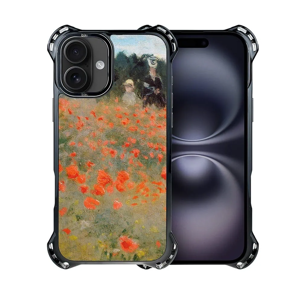 Etui do iPhone 16, Ibizu DropGuard Ultra z MagSafe, Claude Monet, pole maków